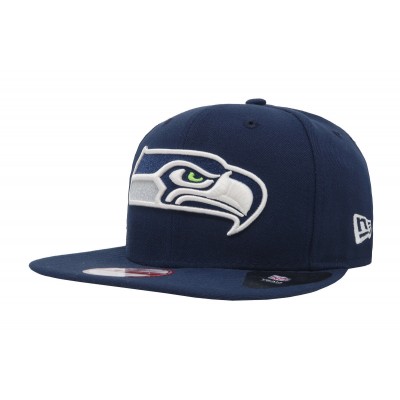 NEW ERA NFL Seattle Seahawks 9fifty Adjustable Hat  Practice Blue Snapback  eb-15881953